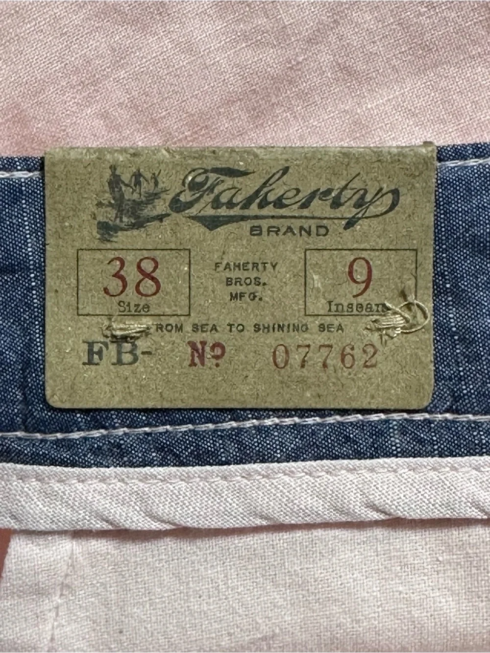aherty NEW Men’s Malibu Pink Linen Blend Chino Shorts Sz.33 & 38 Preppy Casual
